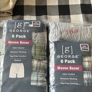 George 11 pair New in package Men’s Boxers   Size 44-46. 2 XL